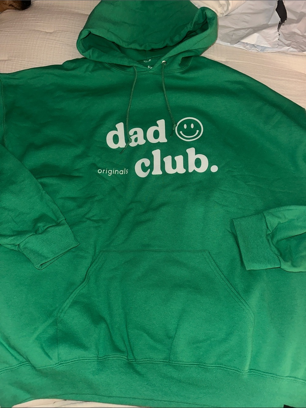 Slyfox Threads ‘dad club.’ Originals Green Hoodie - NWOT 2X